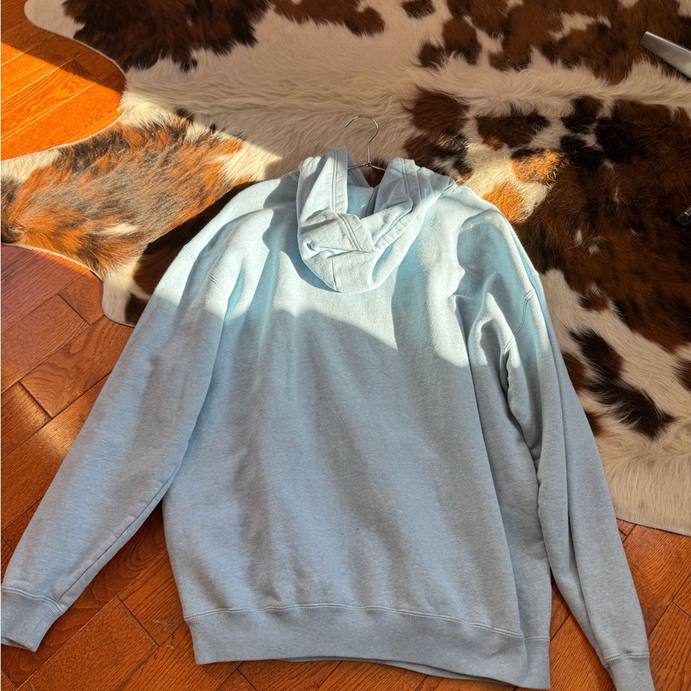 Balenciaga heavyweight hoodie Light baby blue hoody size Large - Picture 14 of 16